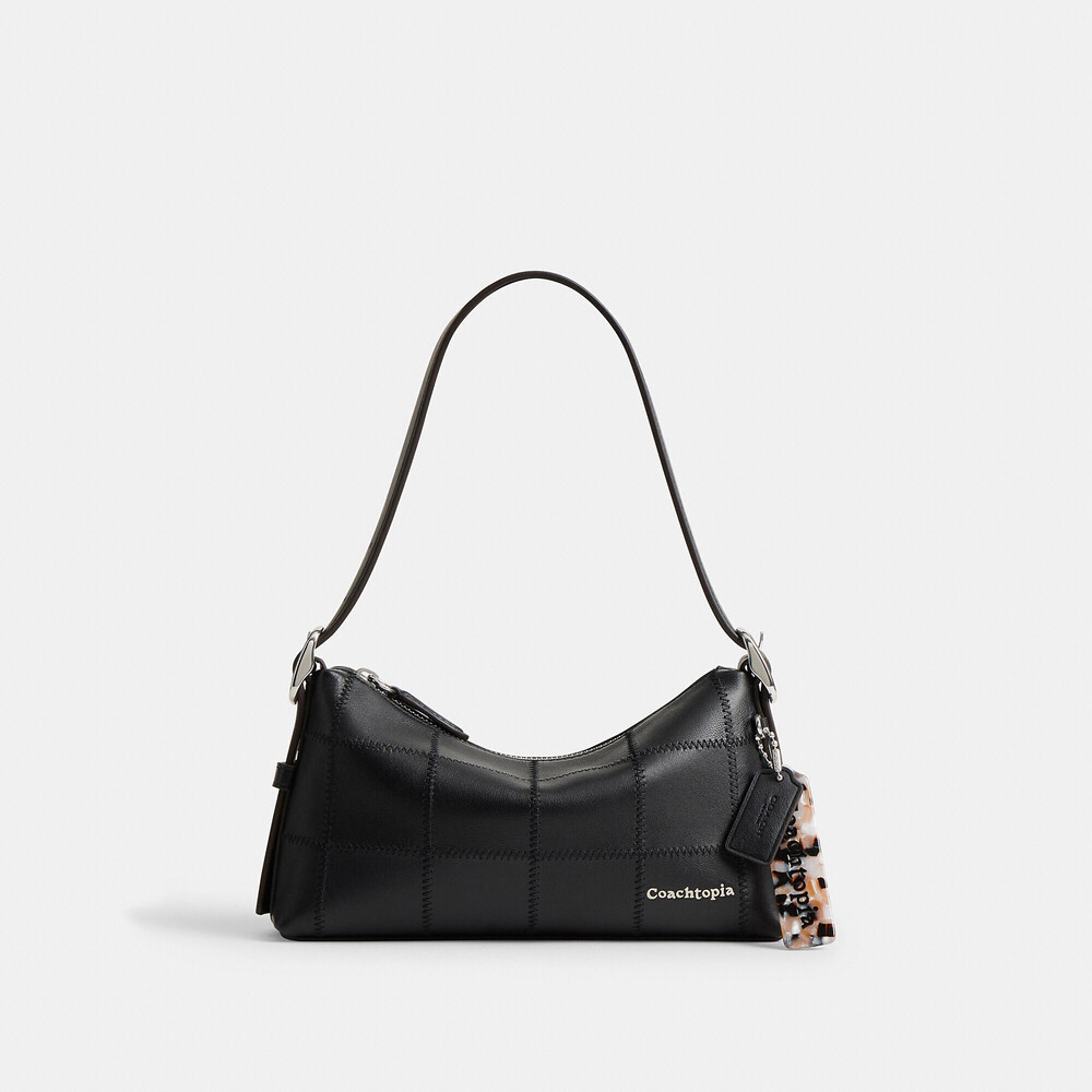 Coachtopia Alter/Ego Small Slouchy Shoulder Bag- Black